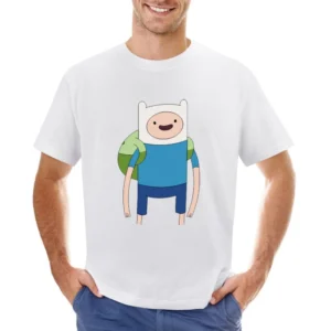 Finn Adventure Time Asian Size Men T-Shirt