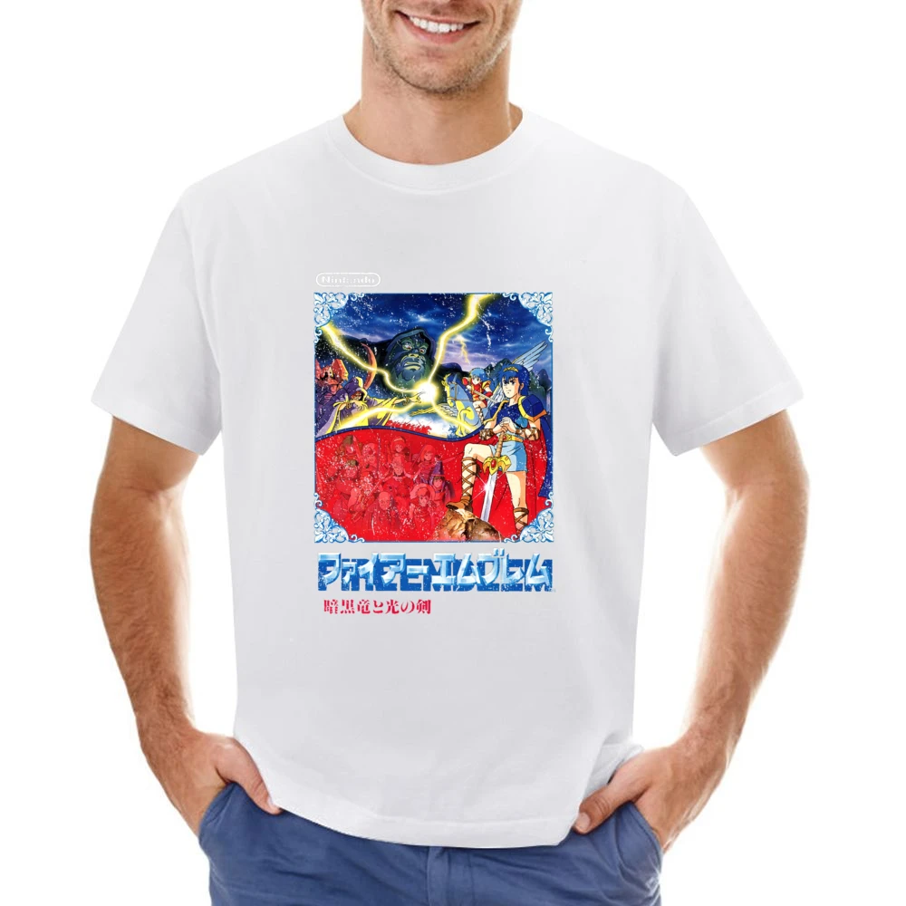 Fire Emblem Nes Nintendo Old School Retro Video Game Japanese Fan Dist Asian Size Men T-Shirt
