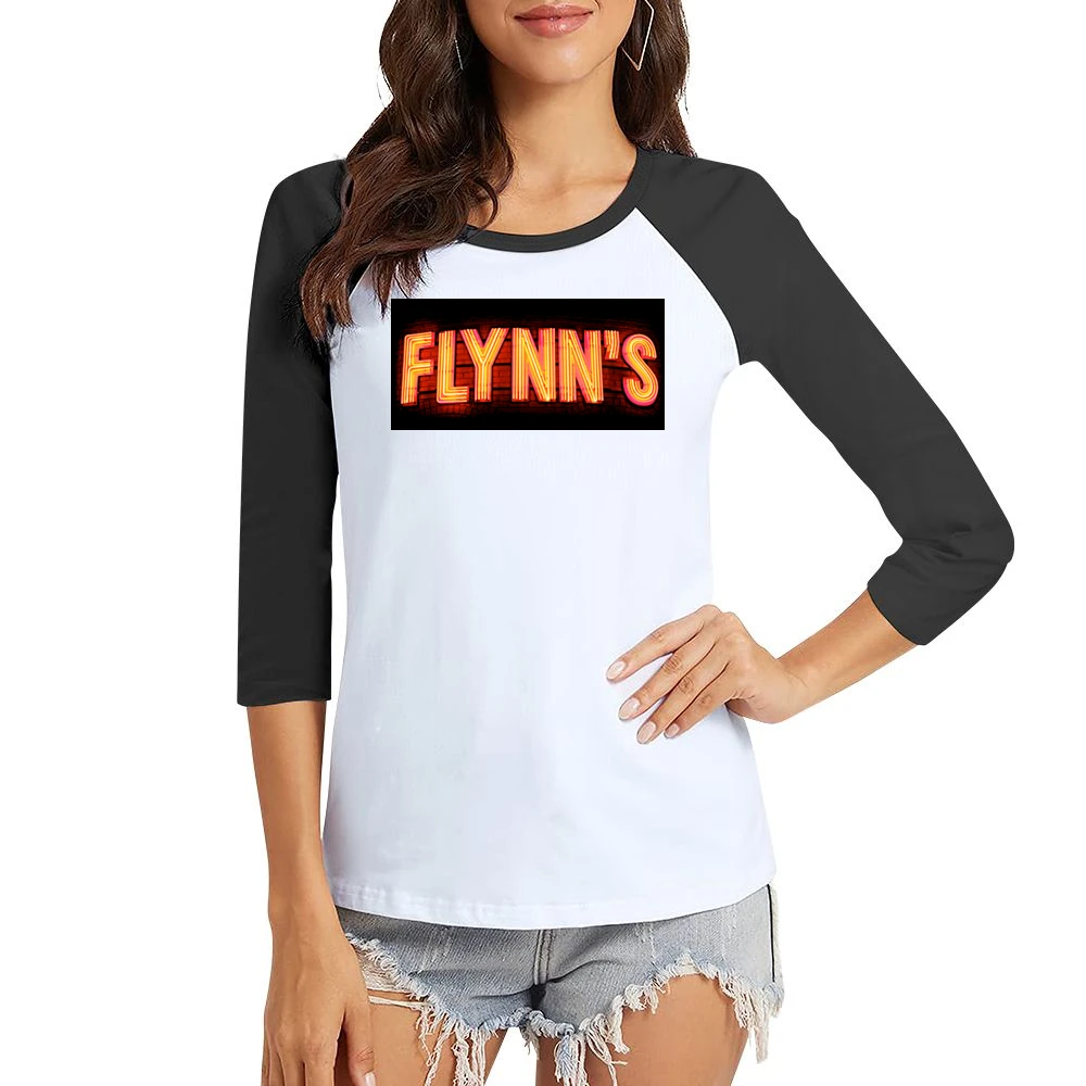 Flynns Arcade Tron Women Ladies 3-4 Sleeve T-Shirt