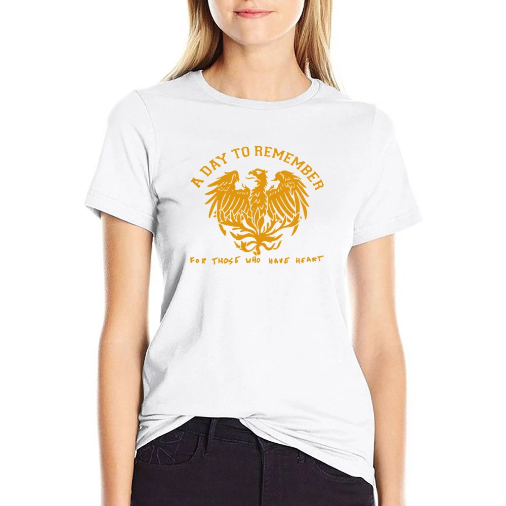 For Thoose whi have heart A Day To Remember adtr US Size Women Ladies T-shirt