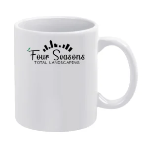 Four Season Total Landscaping Funny Trump Election White Mug