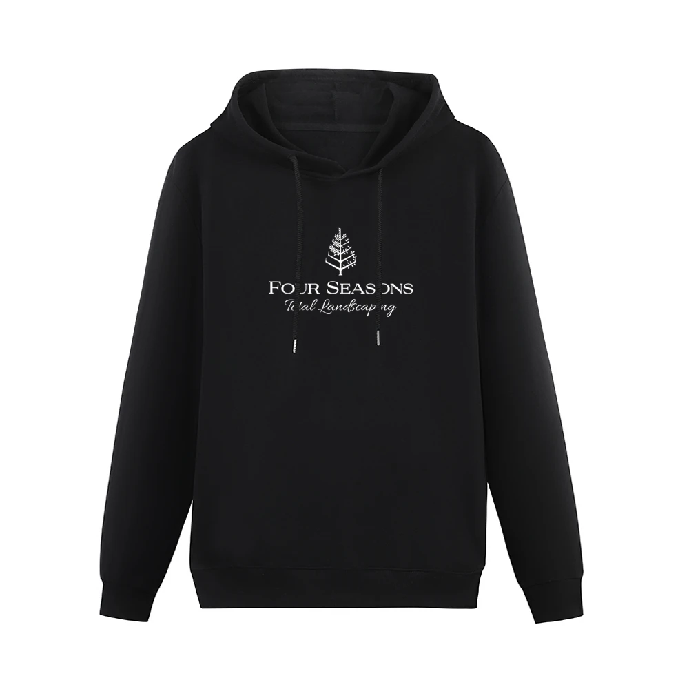 Four Seasons Hotel Total Landscaping Parody Funny Black Men Hoodie Without Pocket