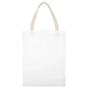Four Seasons Hotel Total Landscaping Parody Funny Black White Canvas Tote Shopping Bag