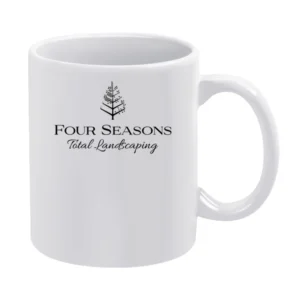 Four Seasons Hotel Total Landscaping Parody Funny White Mug