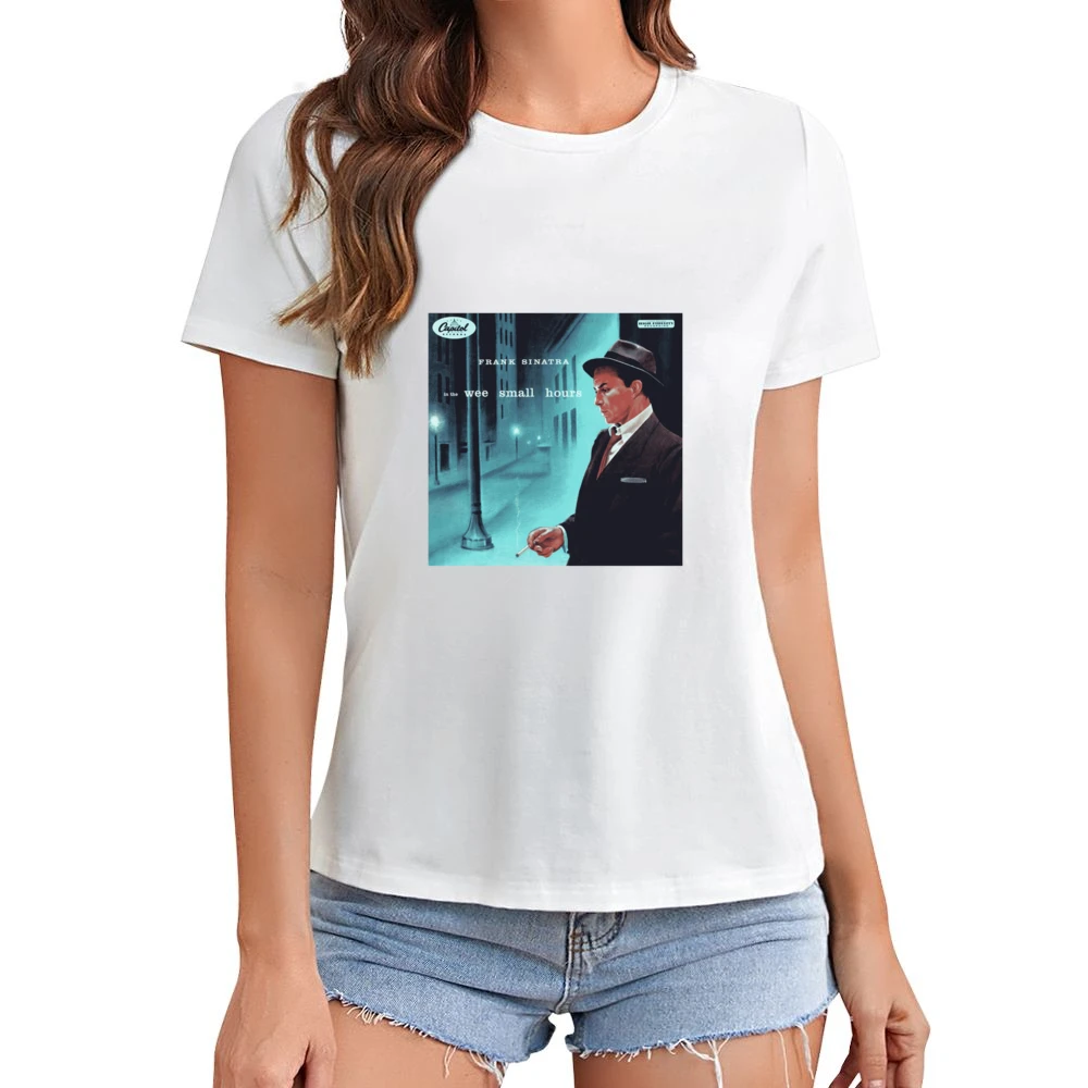 Frank Sinatra In The Wee Small Hours Music Asian Size Women Ladies T-shirt