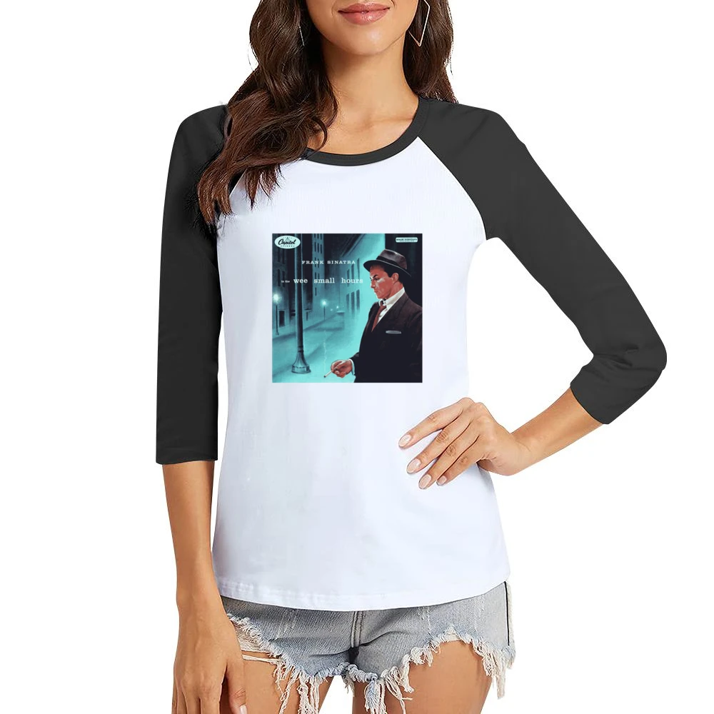Frank Sinatra In The Wee Small Hours Music Women Ladies 3-4 Sleeve T-Shirt