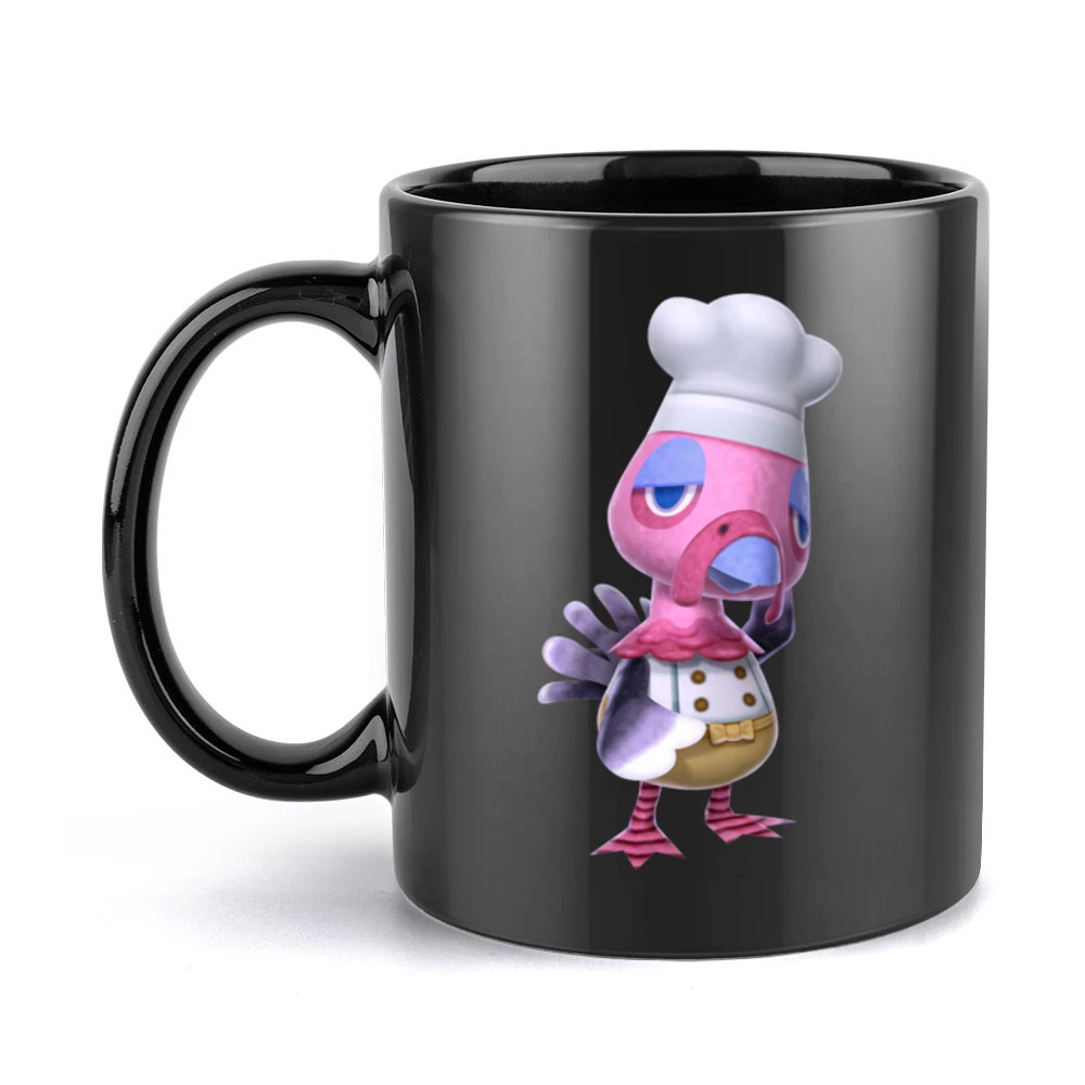 Franklin From Animal Crossing Nintendo Character Video Game Black Mug