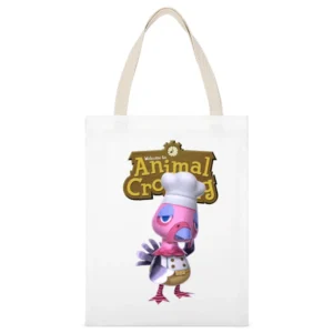 Franklin From Animal Crossing Nintendo Video Game Fan White Canvas Tote Shopping Bag