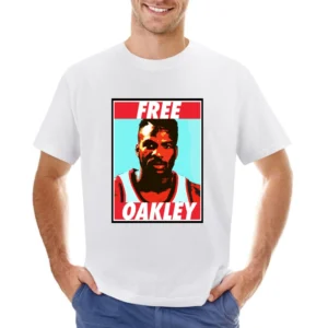 Free Charles Oakley New York Basketball Funny Asian Size Men T-Shirt