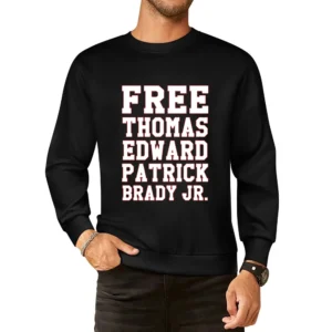 Free Thomas Edward Patrick Brady Jr Fun New England Football Quarterba European Size Pullover Sweater