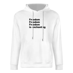 Freedom Is Enchanting Fun Popular Uzi Vert Graphic Music Urban Hip Hop European Size Men Hoodie