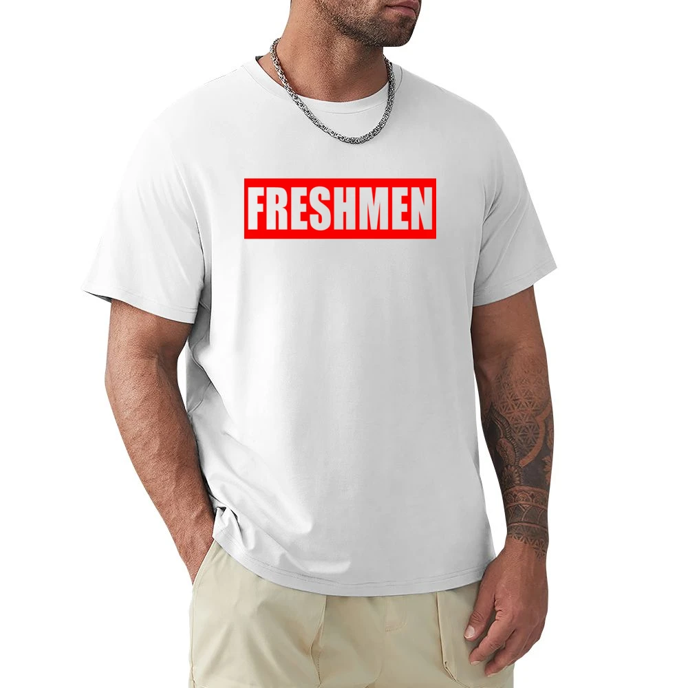 Freshmen Fun Popular School Graphic Tee Shirt Premium Men T-shirt