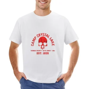 Friday The 13th Skull tee Asian Size Men T-Shirt