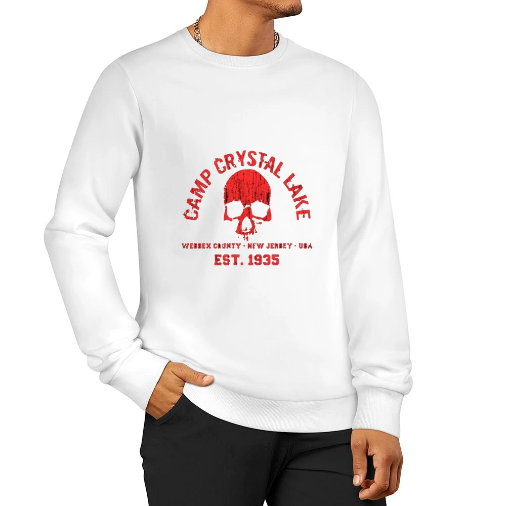 Friday The 13th Skull tee Men Pullover Sweatshirt