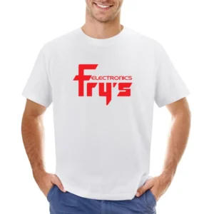 Fry's Electronics American Retail Store Logo Asian Size Men T-Shirt