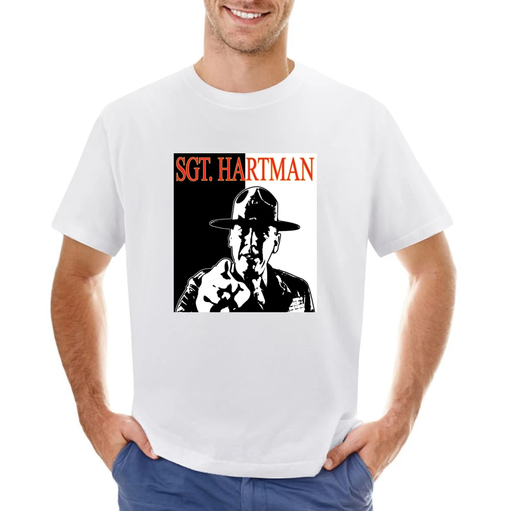 Full Metal Jacket Hartman Movie Asian Size Men T-Shirt
