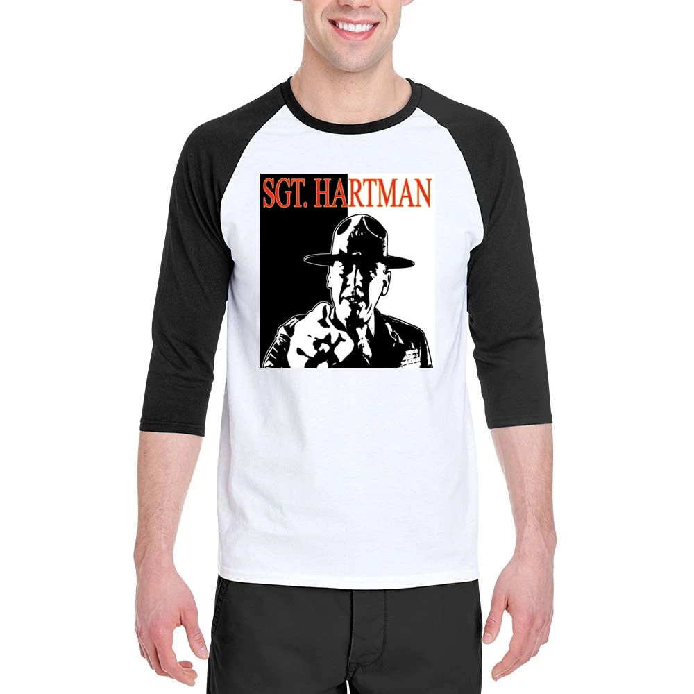 Full Metal Jacket Hartman Movie Men 3/4 Sleeve T-Shirt