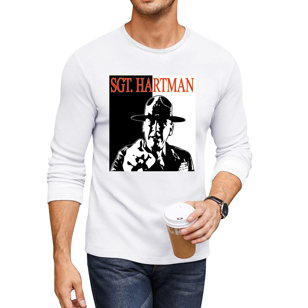 Full Metal Jacket Hartman Movie Men CrewNeck Long Sleeve T-Shirt