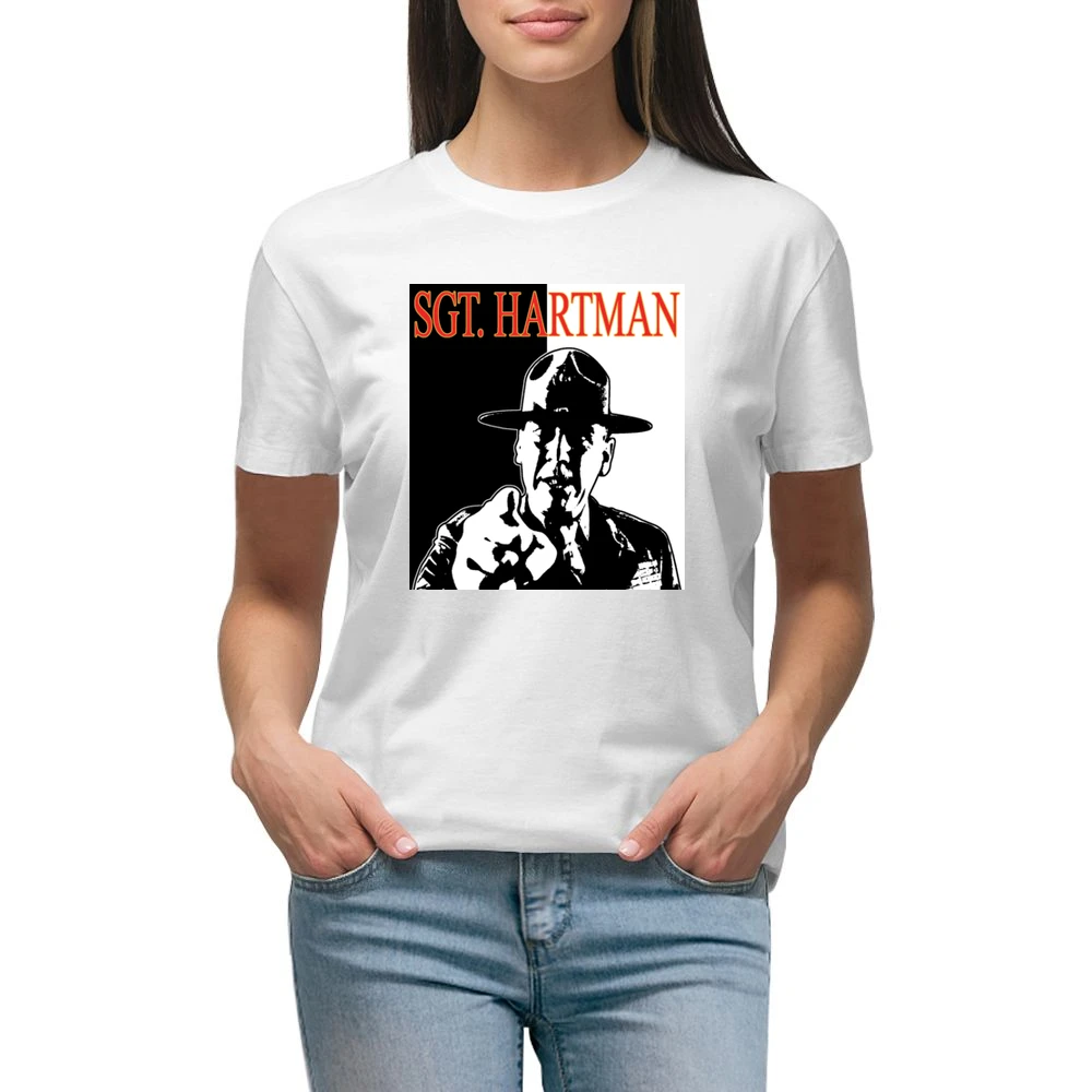 Full Metal Jacket Hartman Movie Premium Women Ladies T-shirt