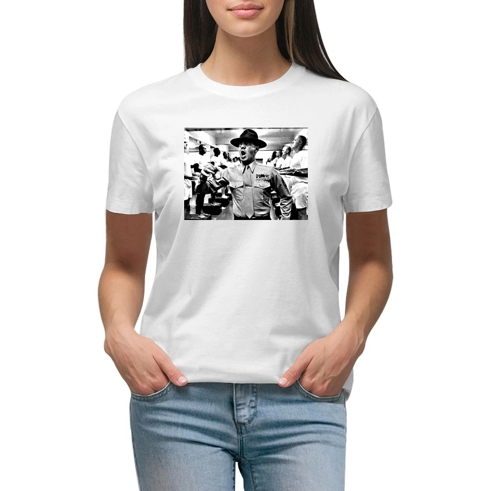 Full Metal Jacket Movie Sgt Hartman Premium Women Ladies T-shirt