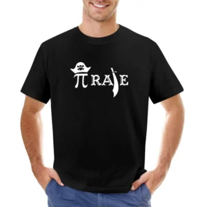 Funny Geek pi rate pirate hate sword jolly roger Asian Size Men T-Shirt
