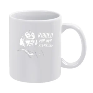 Funny star trek Klingon ribbed for her pleasure White Mug