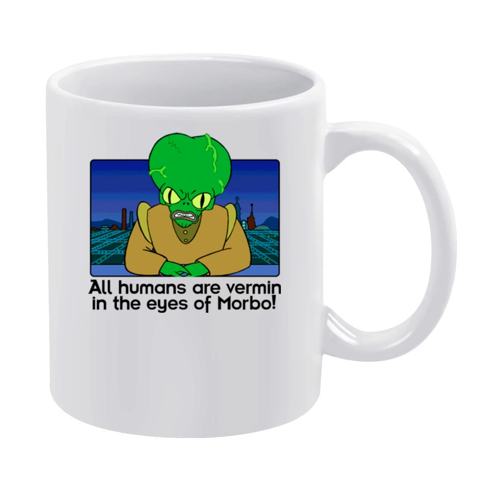 Futurama Morbo White Mug