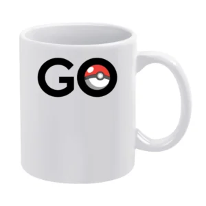 GO Pokemon Fun Popular Pokeball Cosplay Graphic Anime White Mug