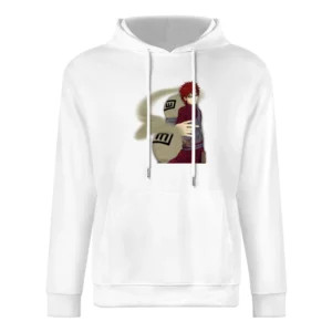 Gaara of the Sand Waterfall from Naruto Shippuden Anime Manga European Size Men Hoodie