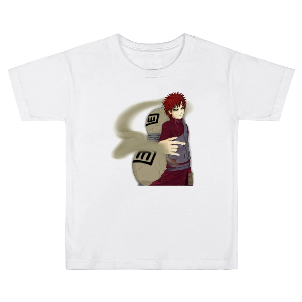 Gaara of the Sand Waterfall from Naruto Shippuden Anime Manga Kids Boys Girls T-Shirt
