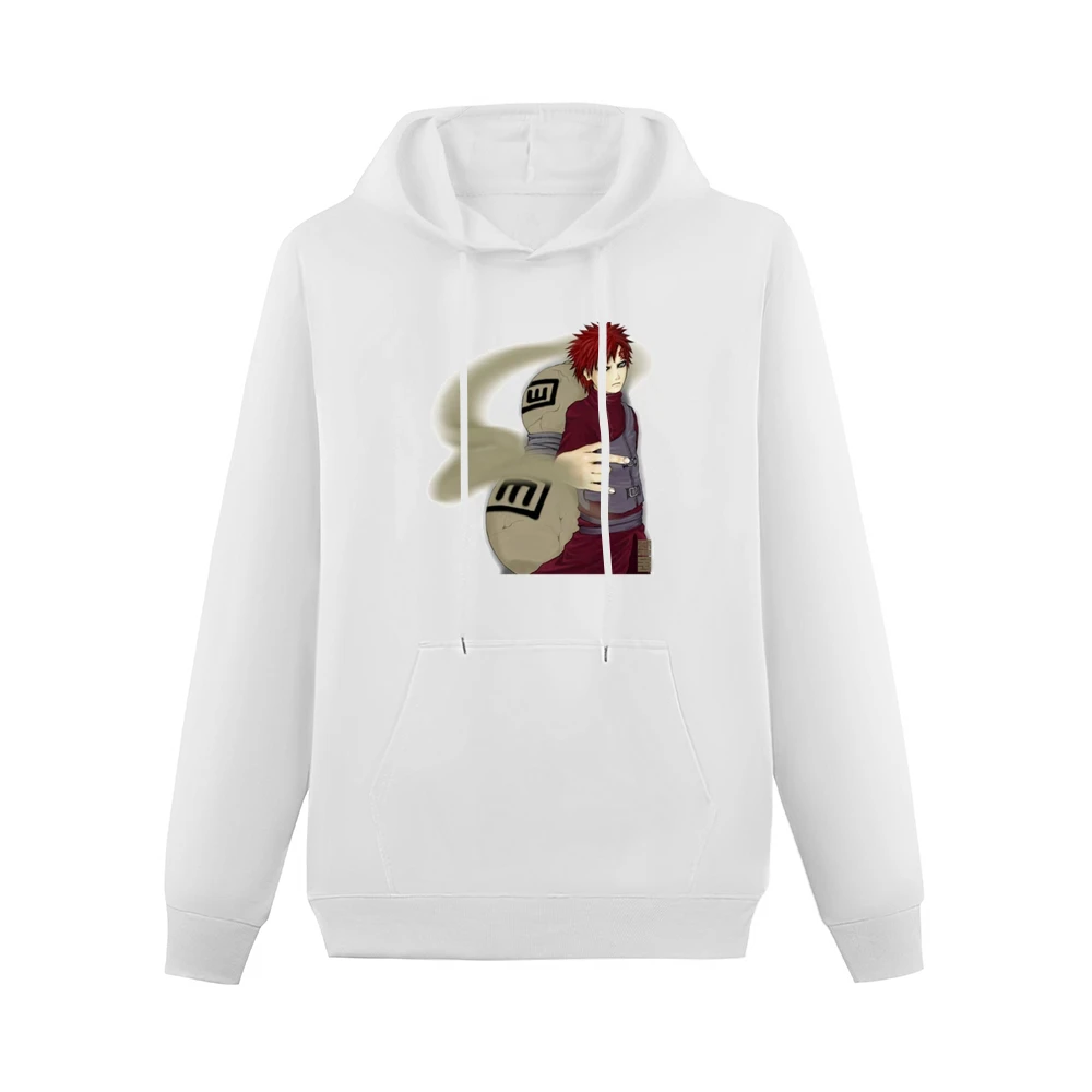 Gaara of the Sand Waterfall from Naruto Shippuden Anime Manga Men Hoodie With Pocket