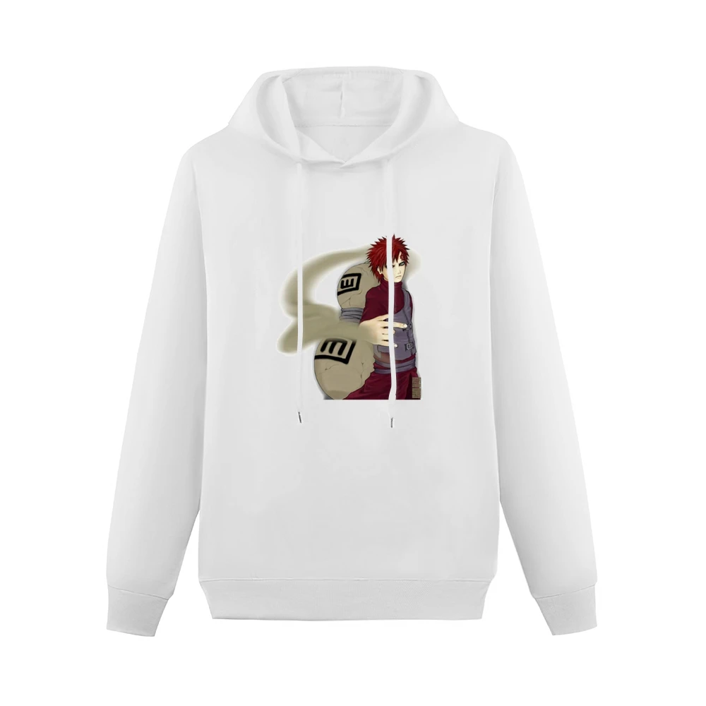 Gaara of the Sand Waterfall from Naruto Shippuden Anime Manga Men Hoodie Without Pocket