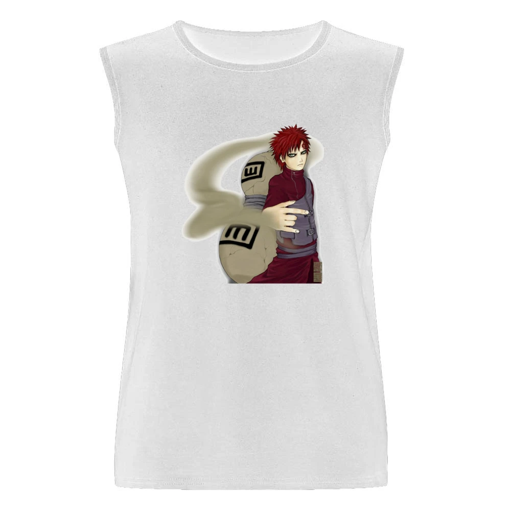 Gaara of the Sand Waterfall from Naruto Shippuden Anime Manga Men Sleeveless T-Shirt