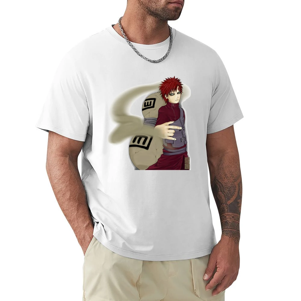 Gaara of the Sand Waterfall from Naruto Shippuden Anime Manga Premium Men T-shirt