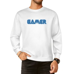 Gamer Fun Nintendo Geek Nerd Graphic Video Game European Size Pullover Sweater