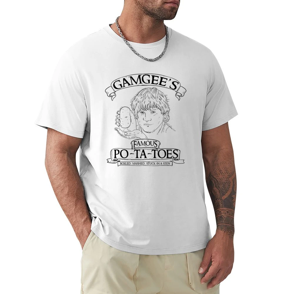 Gamgee's Famous Potatoes Funny Lord Of The Rings Parody Fan Premium Men T-shirt