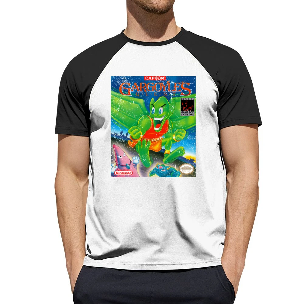 Gargoyles Quest Game Boy Nintendo Old School Retro Video Game Fan Dist Men Short Sleeve T-Shirt