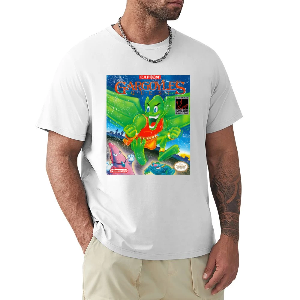 Gargoyles Quest Game Boy Nintendo Old School Retro Video Game Fan Dist Premium Men T-shirt