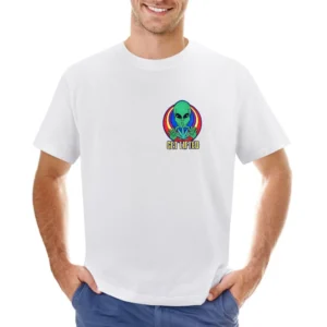 Get Lifted Fun Alien Pot Weed Graphic Tee Shirt Asian Size Men T-Shirt