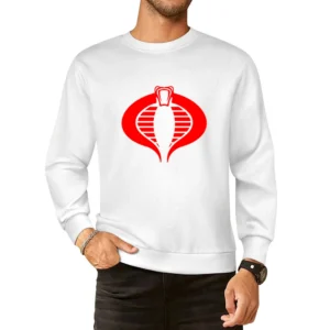 Gi Joe Cobra Commander 80s Geek Nerd Graphic European Size Pullover Sweater