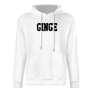 Ginge Fun Red Head Ginger And Proud Funny Graphic V Neck Hoodi European Size Men Hoodie