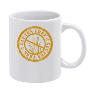Gluten Free Food Fun Wheat Allergy Health Lifestyle White Mug