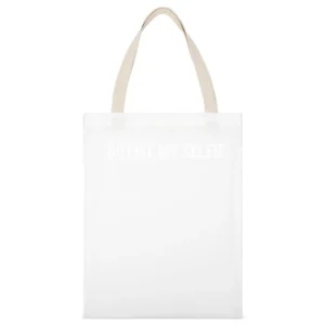 Go Like My Selfie Fun Popular Instafamous Celebrity Blogger Graphic Te White Canvas Tote Shopping Bag