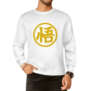 GoKu Kanji Kakarot Super Saiyan Dragon Ball Z European Size Pullover Sweater