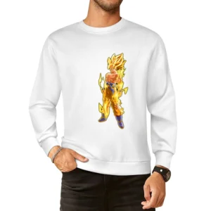 Goku super saiyan dragon Ball Z European Size Pullover Sweater