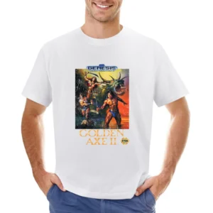 Golden Axe 2 Sega Genesis Old School Retro Video Game Fan Distressed T Asian Size Men T-Shirt
