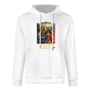 Golden Axe 2 Sega Genesis Old School Retro Video Game Fan Distressed T European Size Men Hoodie