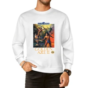 Golden Axe 2 Sega Genesis Old School Retro Video Game Fan Distressed T European Size Pullover Sweater