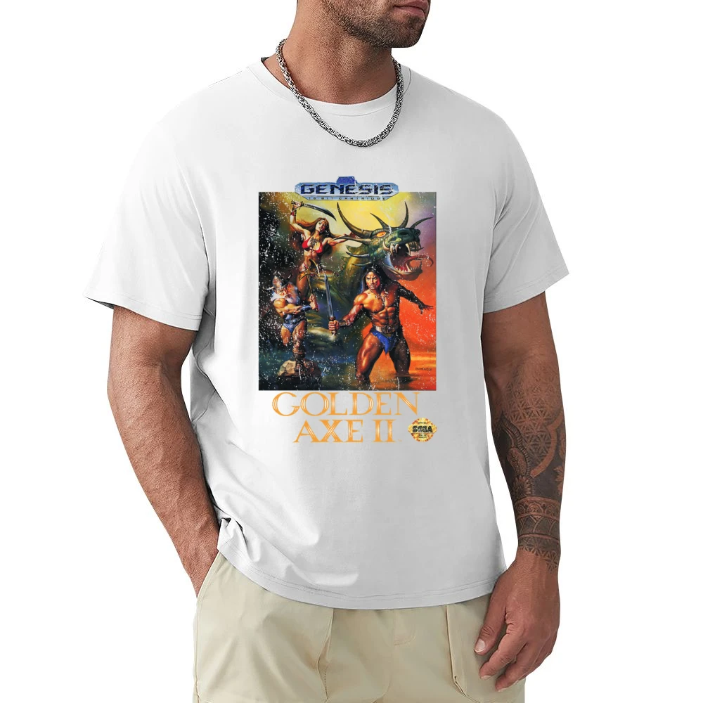 Golden Axe 2 Sega Genesis Old School Retro Video Game Fan Distressed T Premium Men T-shirt
