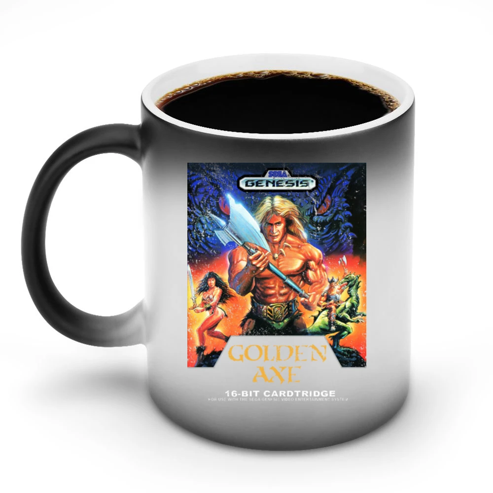Golden Axe Sega Genesis Old School Retro Video Game Fan Distressed T S Discoloration Mug